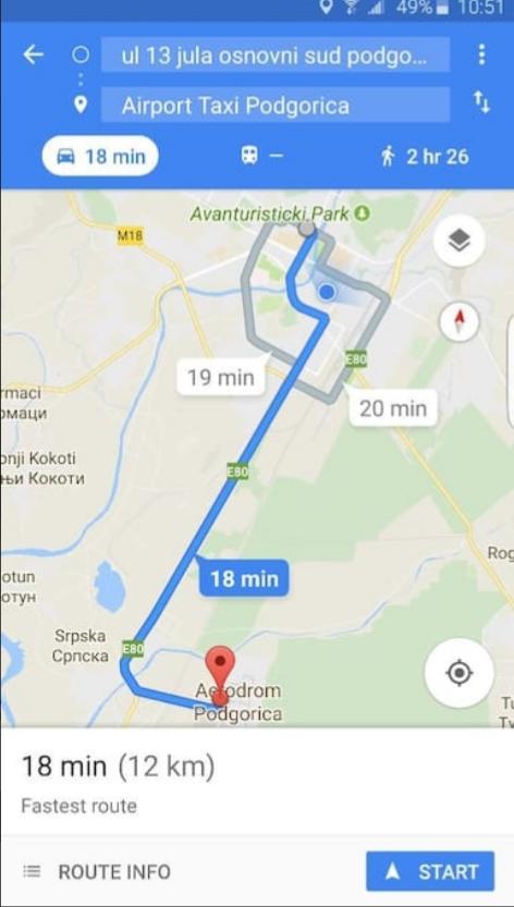 Apartment Sara Подгорица Экстерьер фото